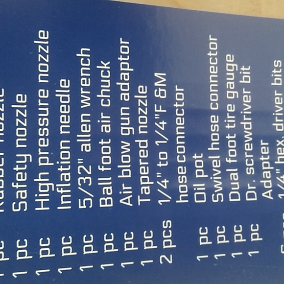 New Good Year 50-PC Air Tool Kit Pro Performance (Handle On Case Is Broken) - Picture 6 of 11